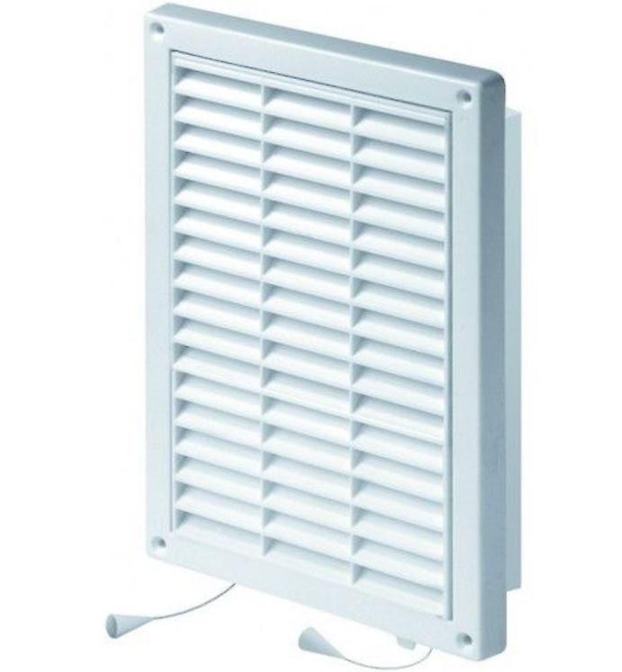 Cache-conduit Ventilation Grille avec tirette Net de mur et obturation 130-200mm