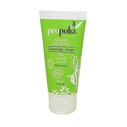 Organic face scrub 50 ml of cream