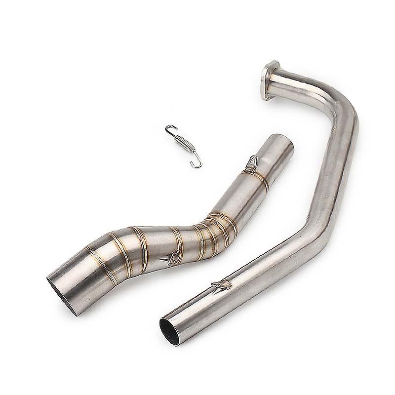 Motorcycle Full Exhaust Escape System Modifed Middle Link Pipe Slip On For Yamaha YZF R15 MT-15 MT15 V3 R125 mt125