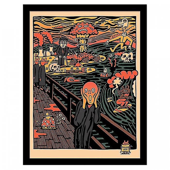 Killer Acid Scream Framed Poster