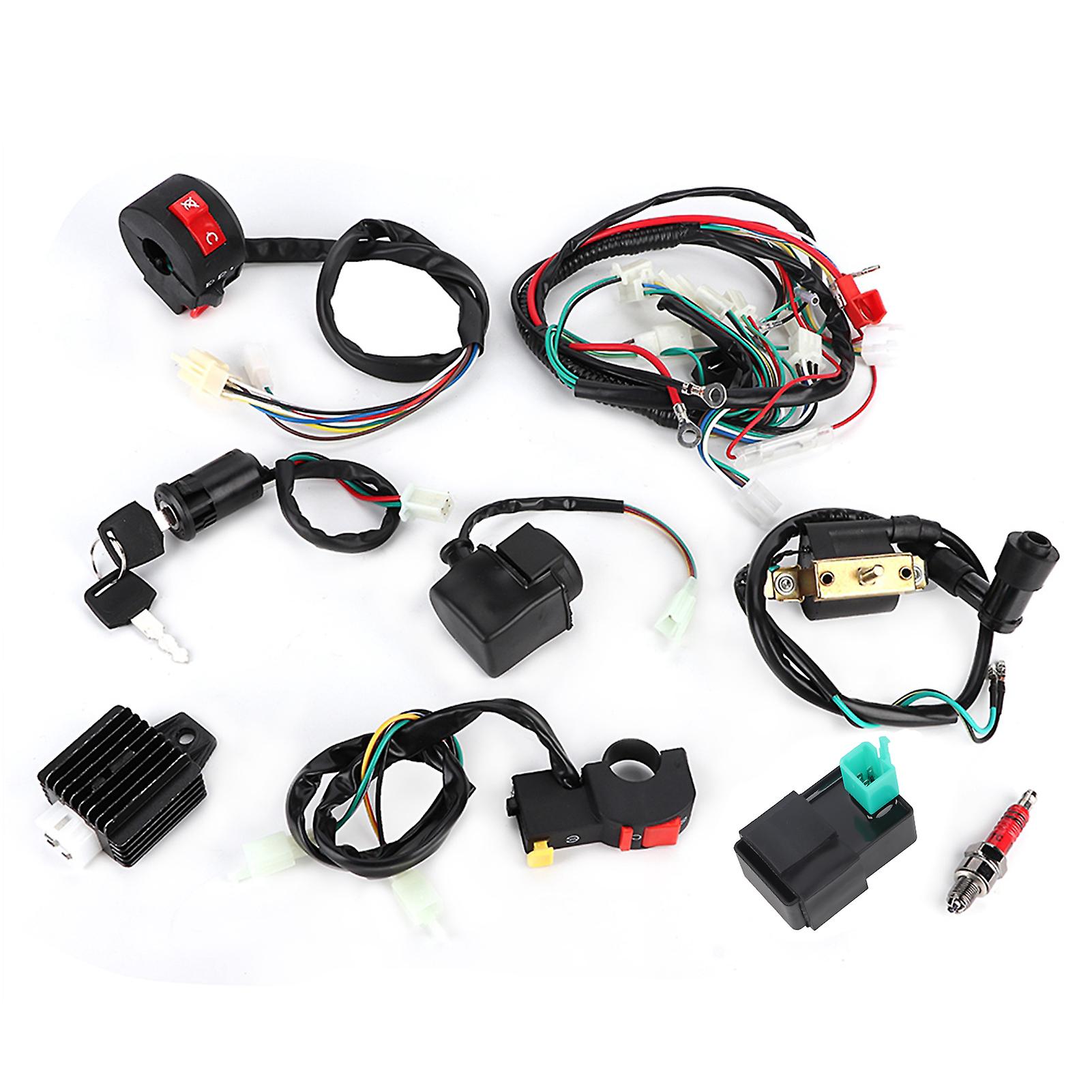 ATV/Bike Wiring Harness Kit with Sole Coil & Rectifier - Durable & Easy Install