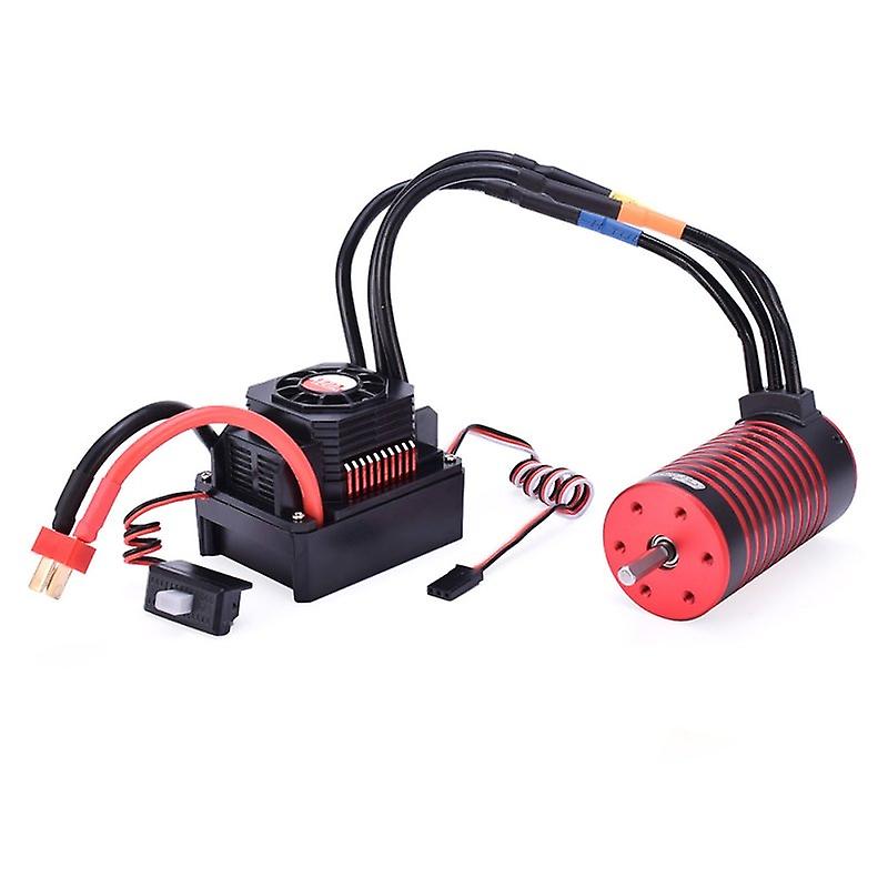 GTSKYTENRC Waterproof Combo F540 4370KV Brushless Motor w/ 45A ESC for 1/10 RC Tamiya Axial Redcat