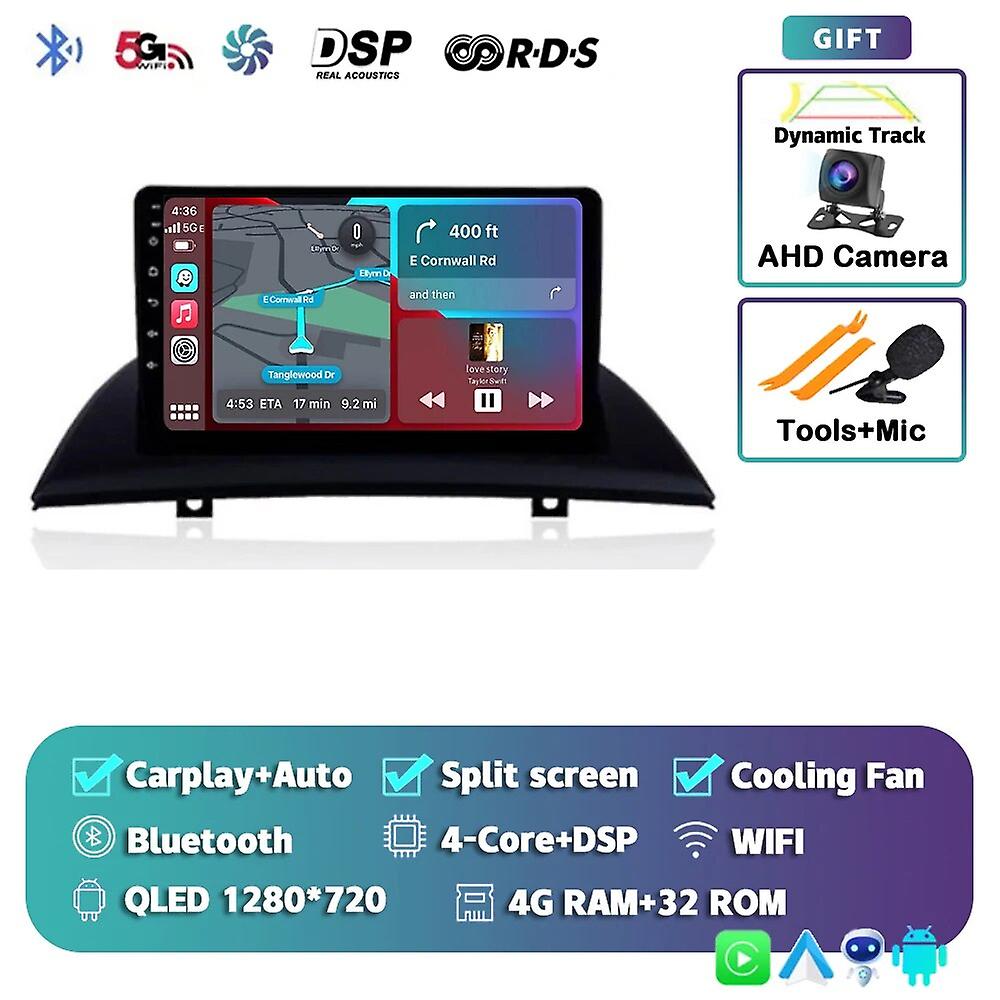 Android 13 Carplay Auto Wifi+4g Car Radio For Bmw X3 E83 2004 - 2012 Multimedia Gps Video Player Stereo 2din Dsp Head Unit Audio