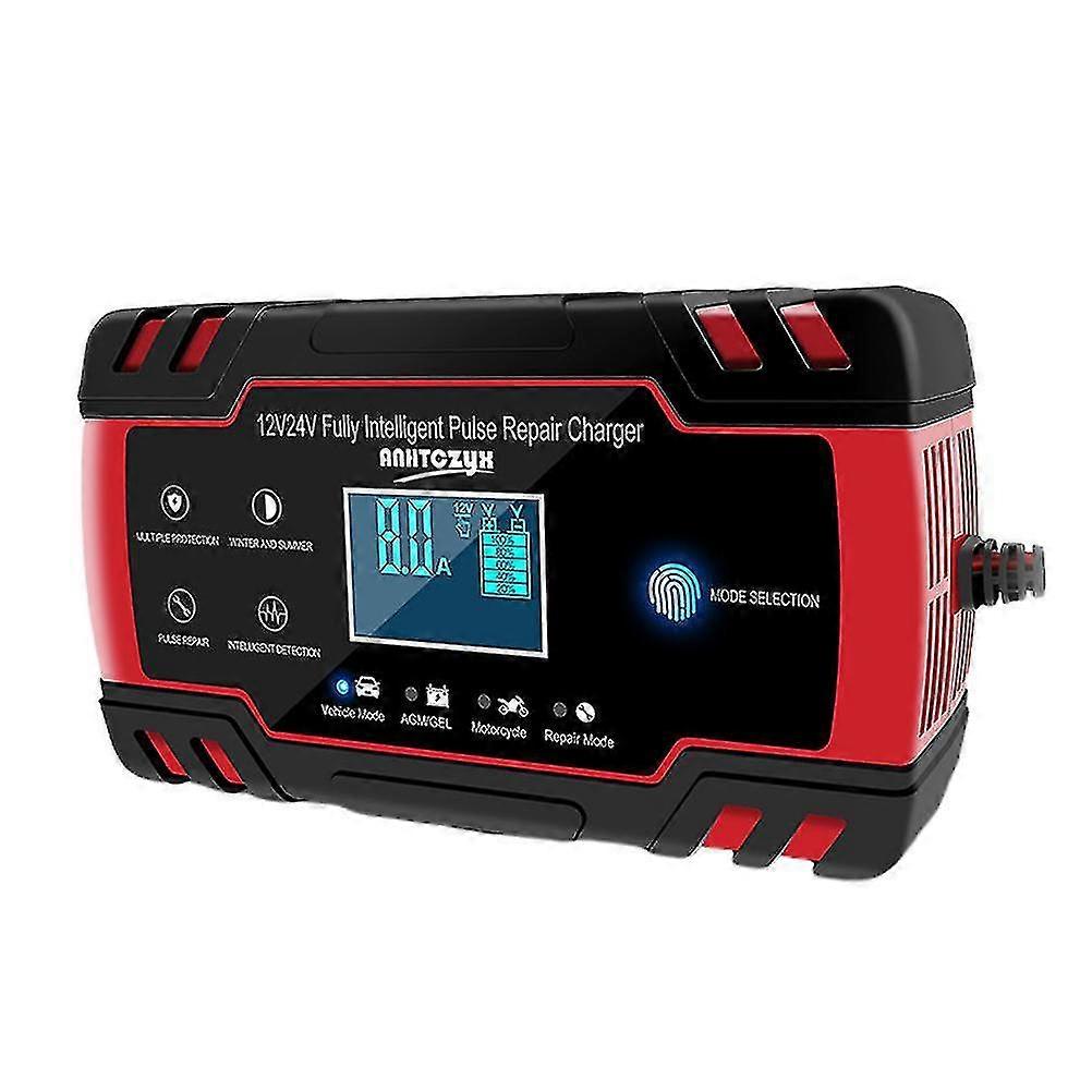 full automatisk bil batteri lader 12v 24v smart rask strøm lading egnet for bil motorsykkel vidd