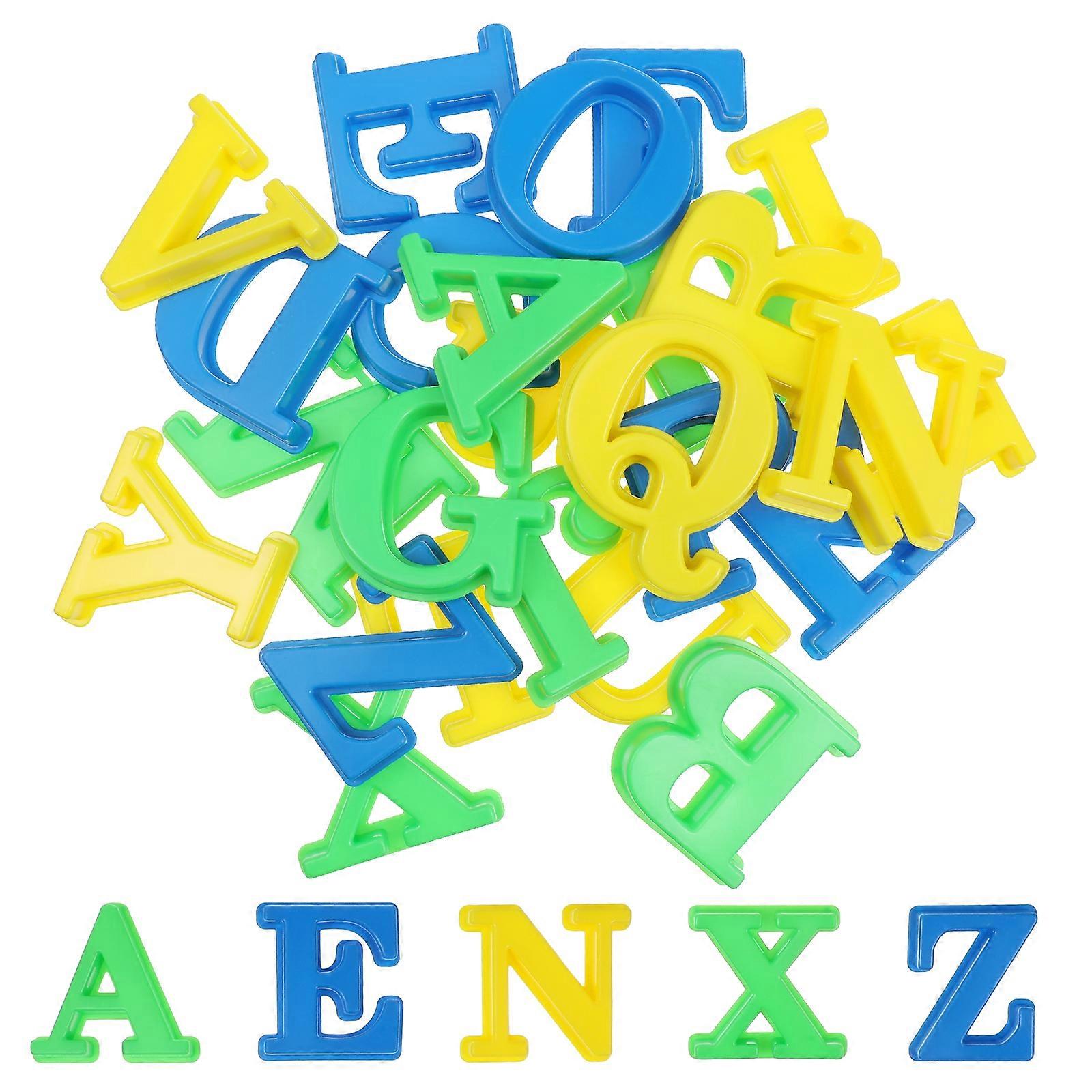 26pcs/pack Creative Motion Sand Modeling Molds Learning Tool Beach Alphabet Letters Molds for Kids Baby Children