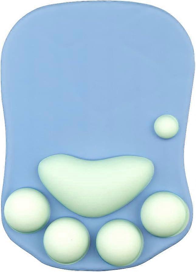 Cat Paw Mouse Pad with Wrist Support,Portable Ergonomic Anti-Slip Gaming Mouse Mat