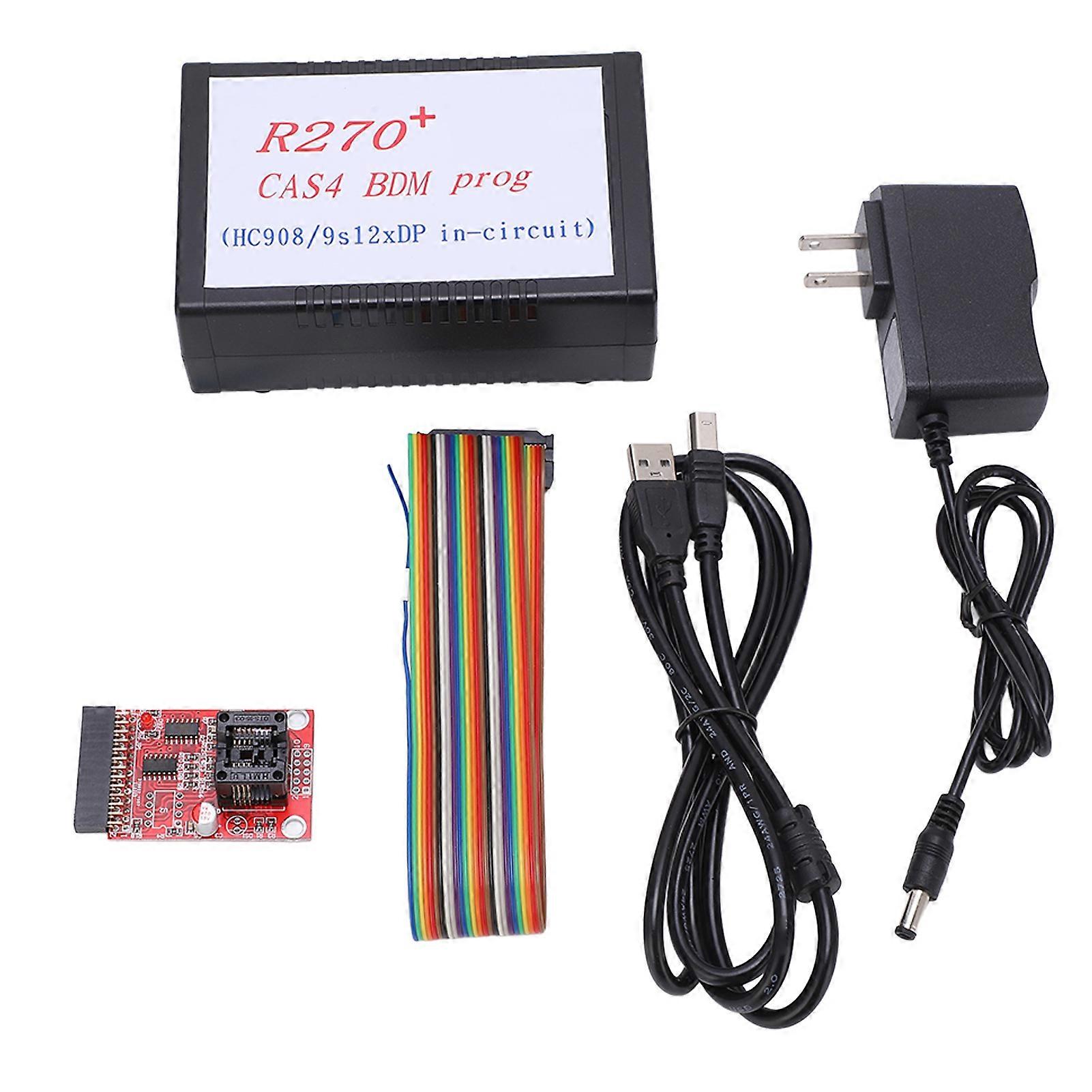 BDM Programmer Professional ABS Portable R270 Auto Key Programming Tool for EIS CAS,SRS ECU Modules US Plug 100240V E2U011