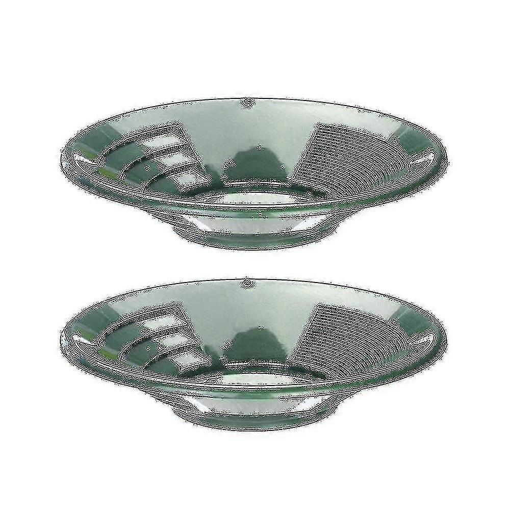 2pcs Plastic Gold Pan Basin, Mining Pan Dredging Prospecting River Tool