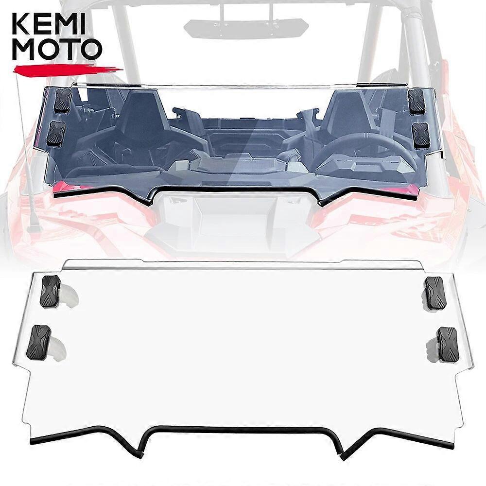 Half Windshield Front Half Clear Window Utv Compatible With Polaris Rzr Pro Xp /4 Rzr Pro R / Rzr Turbo R 2020-2023