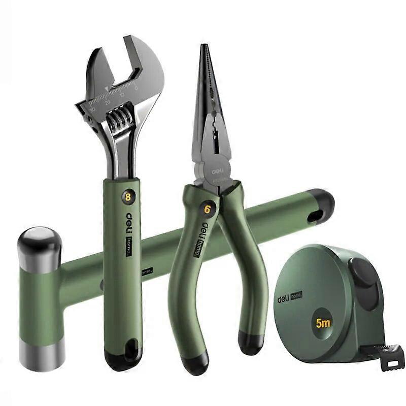 Multifunction Hand Tools Set Woodworking Tools Tape Measure Hammer Wrench Multi-tool Combination Household Repair Tool Kit