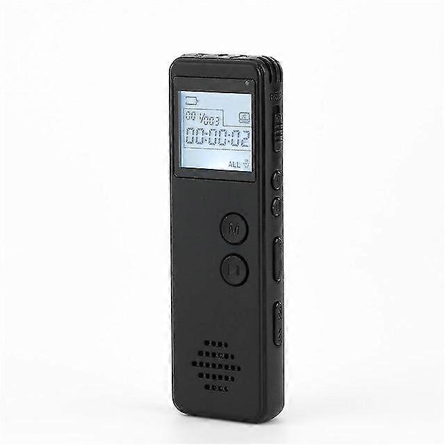 Long Distance Digital Voice Recorder One Key Recording Audio Mp3 Dictaphone Noise Reduction Voice Mp3 Wav Record Player 128kbps Edition