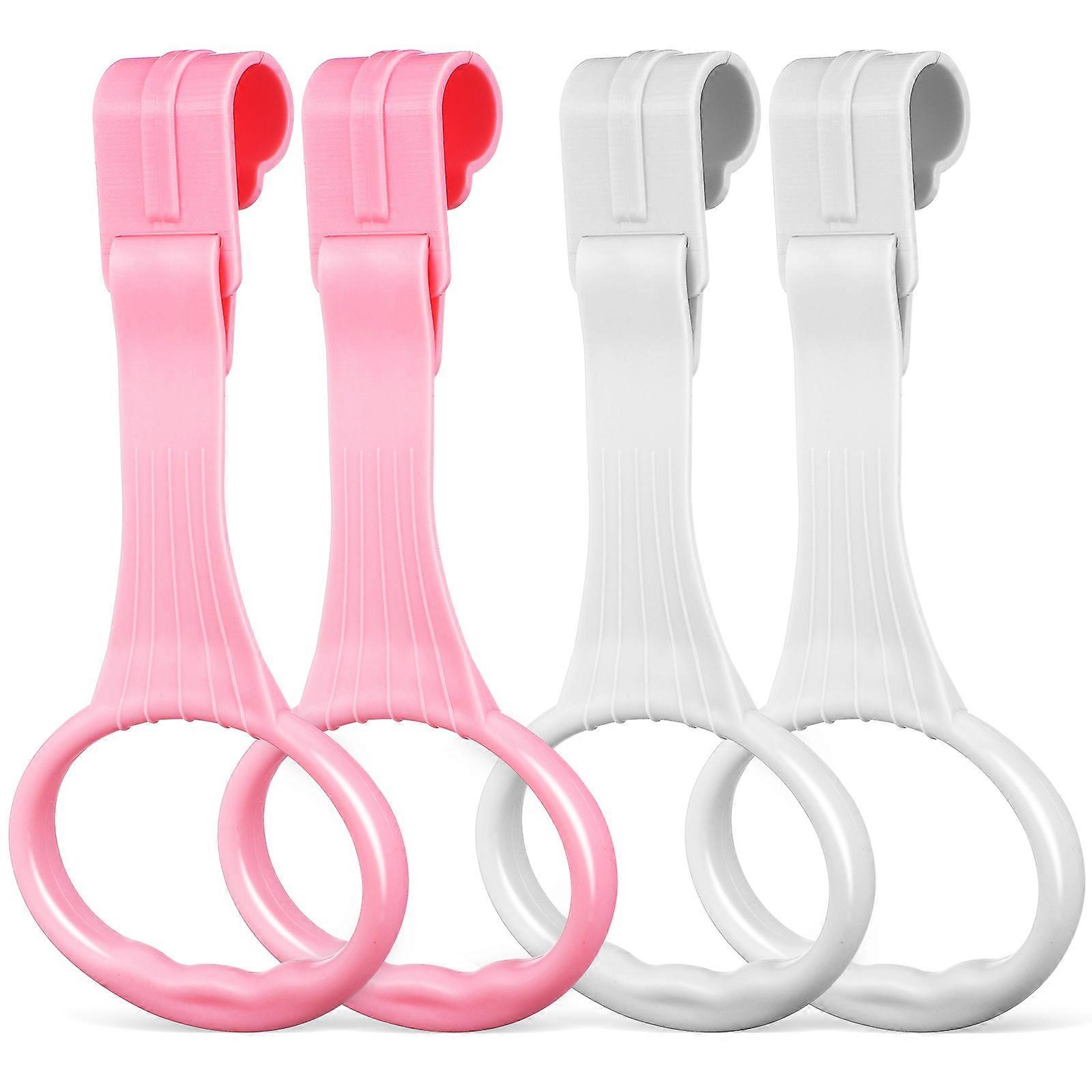 4 Pcs Baby Pull Up Rings Learn To Walk Assistant Rings Baby Cot Rings Stand Up Walking Training Rings