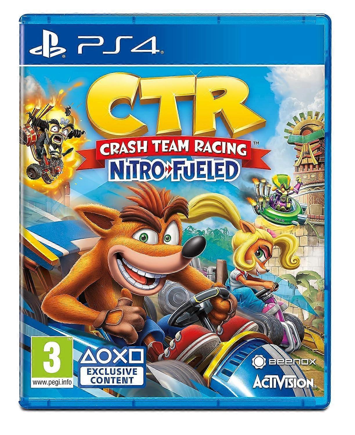 Crash Team Racing Nitro-Fueled (PS4) - Uusi & sinetöity