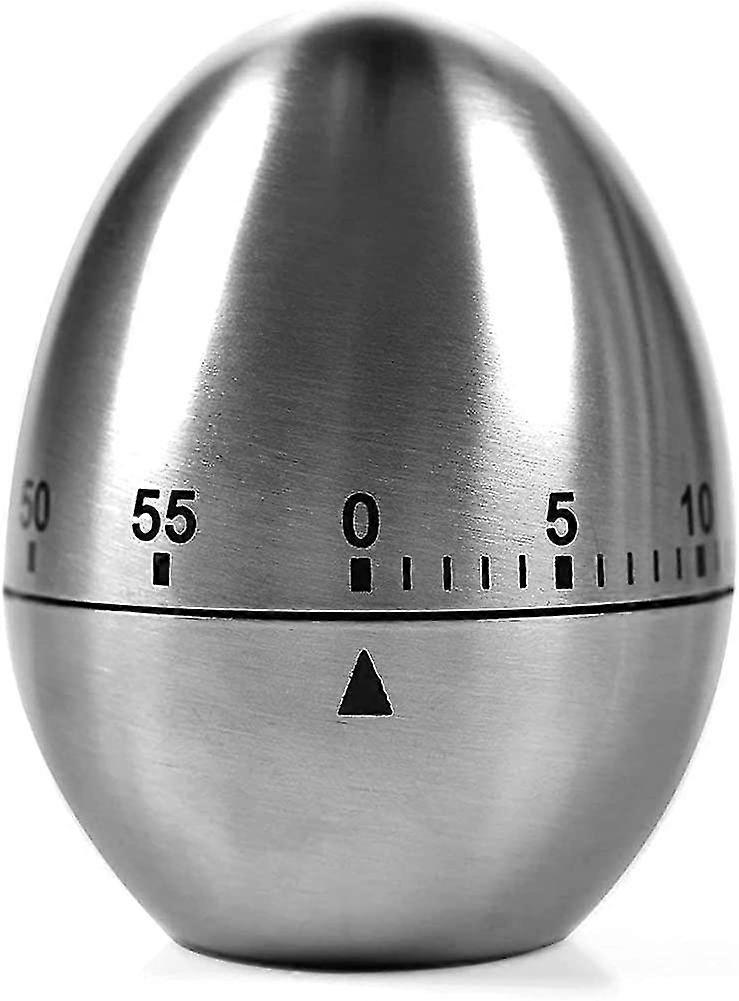 Mechanical Egg Timer.60 Minute Kitchen Timer Counter.manual Shaped Kitchen Timer. Stainles