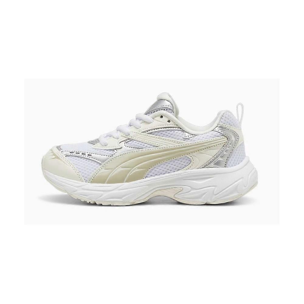 Shoes Puma Morphic Metallic Weiss Damen 39729801 Fruugo US