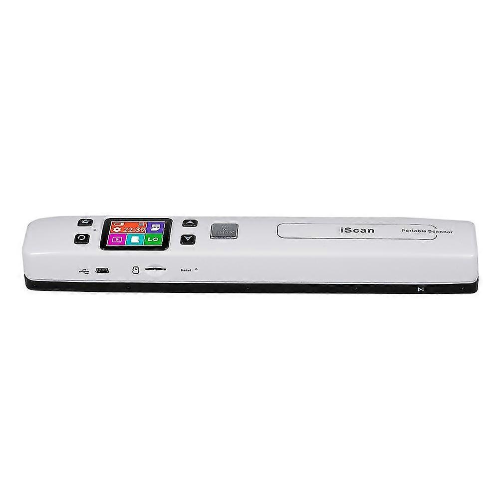 1050DPI Portable Scanner Support TF Card Max. 32GB Photo JPEG PDF Color Scanning Receipts Book