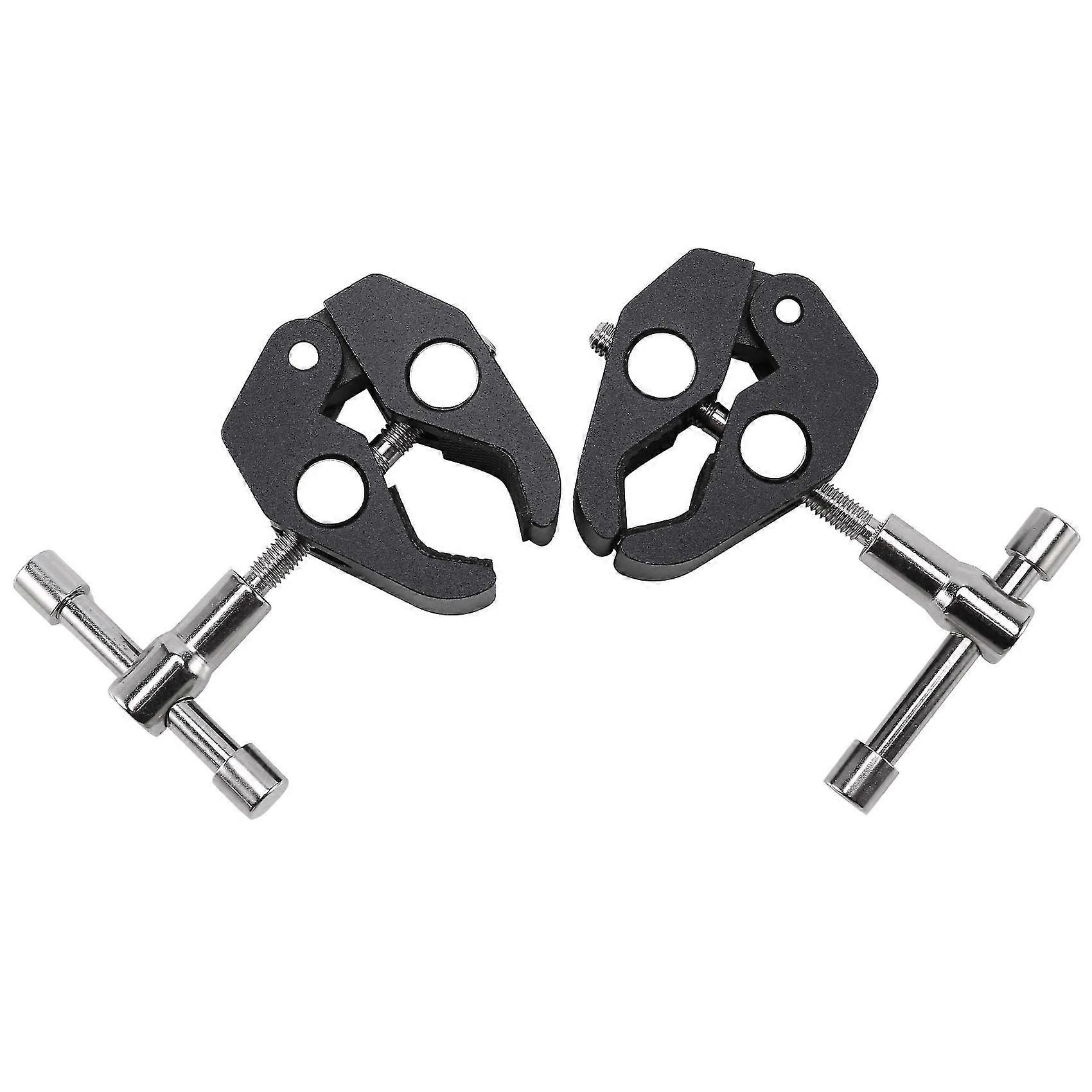 2pack Super Caranguejo Fotografia Com / 1/4 E 3/8 Polegadas Thread Rod Alicate Clip Para Câmeras Dslr, 15mm