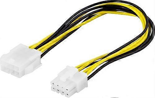 DELTACO Extension cable 8-pin EPS12V ha-ho, 25 cm
