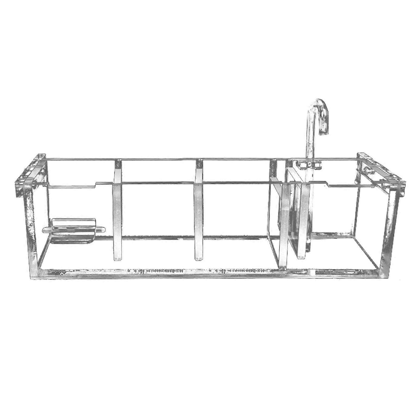 Fish Tank External Filter Box Acrylic Aquarium Increase Oxygen Water Filters Without Water Pump