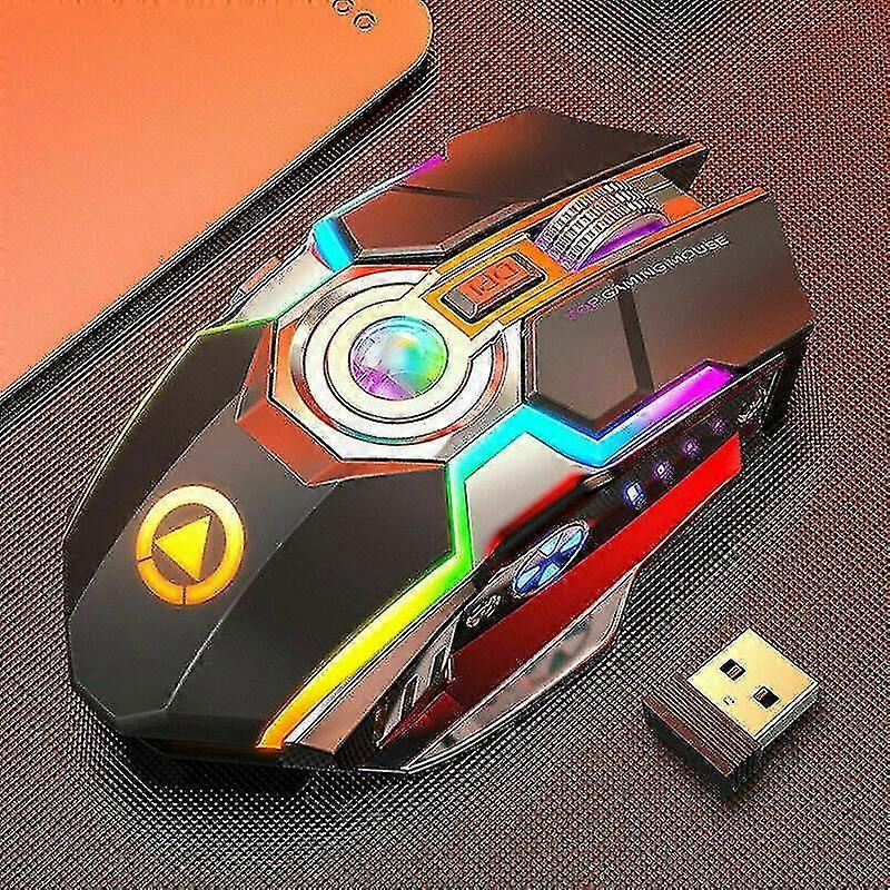 Wireless Gaming Recharable Silent Back Computer Laptop