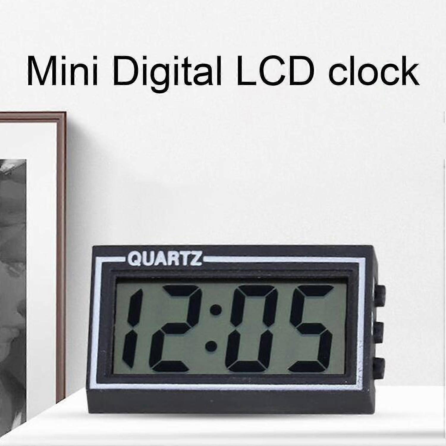 Clock Universal Lcd Screen Abs Car Electronic Digital Clock For Car Dashboard