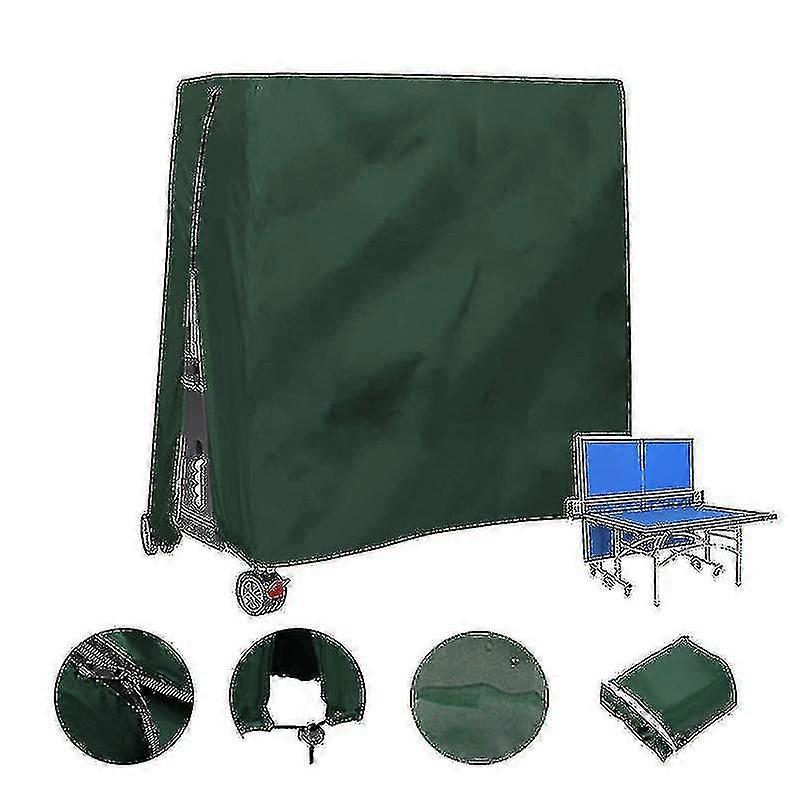 Outdoor Waterproof And Dustproof Table Tennis Table Cover Table Tennis Table Cover 165x70x185cm