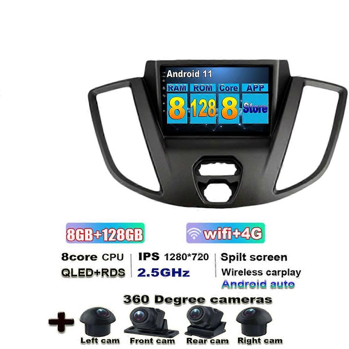7" Android 11 for Ford Transit 2015- 2018 DVD Player Auto Radios Audio GPS RDS WIFI Mirror link Stereo auto radios
