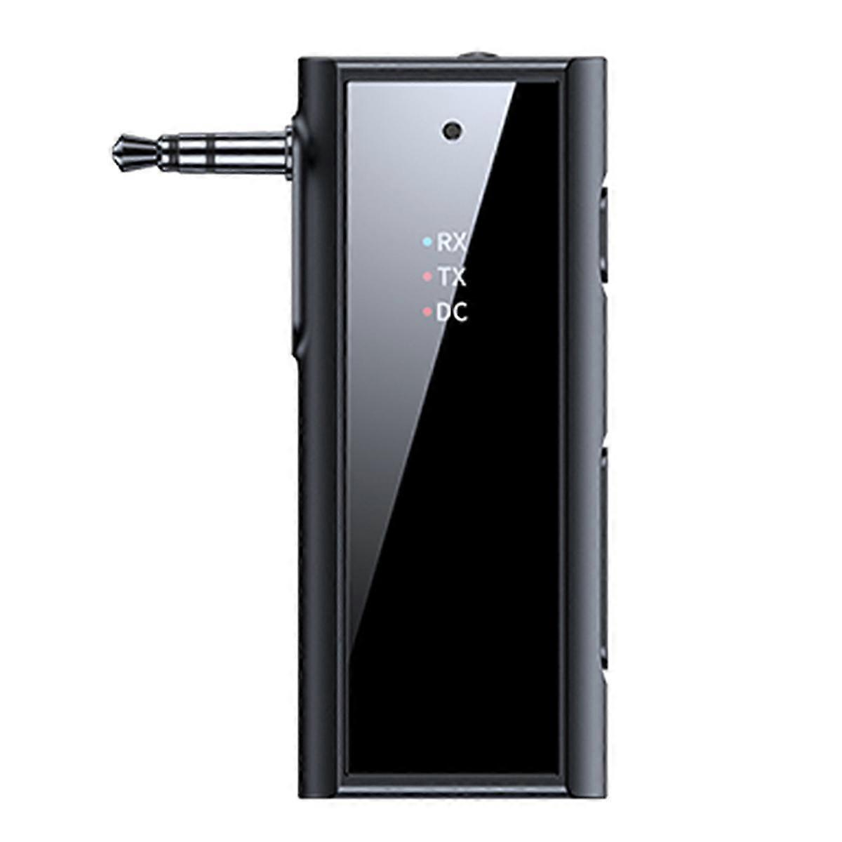 Car Bluetooth Transmitter Receiver Bluetooth 5.1 AUX Adapter Portable Wireless Audio Adapter for Ca