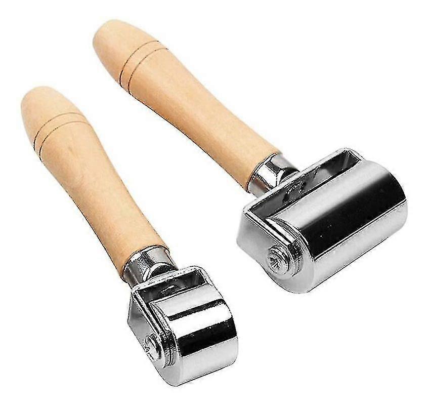 Leather Edge Roller Bonding Lamination Roller (2pcs)