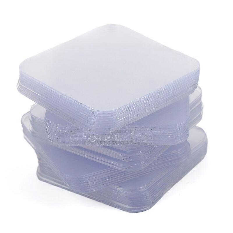 1/20pcs Magic Stickers Double-sided Transparent Plastic Suction Cup Auxiliary