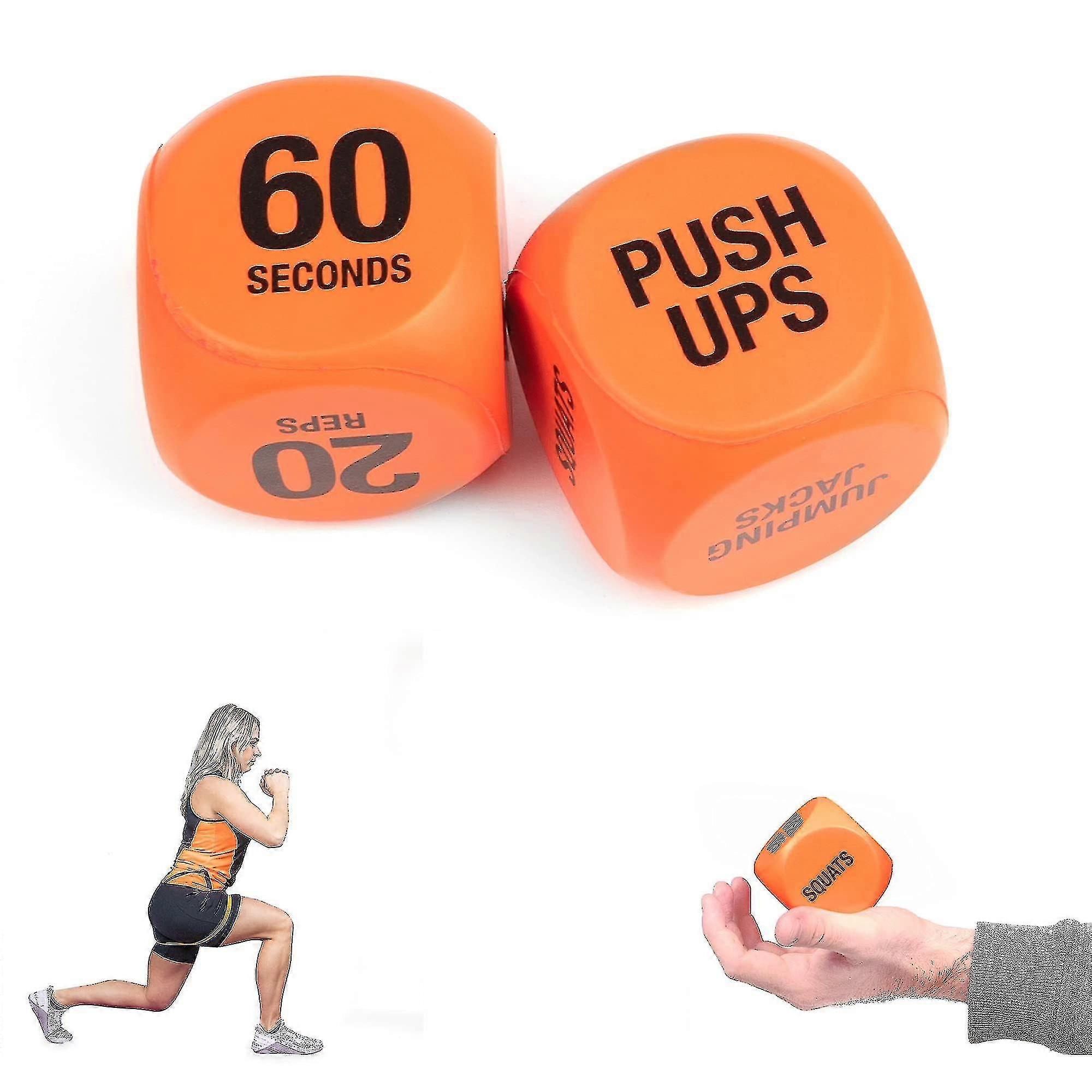 Exercise Dice For Workout Fun-fitness Decision Exercises-home And Gym