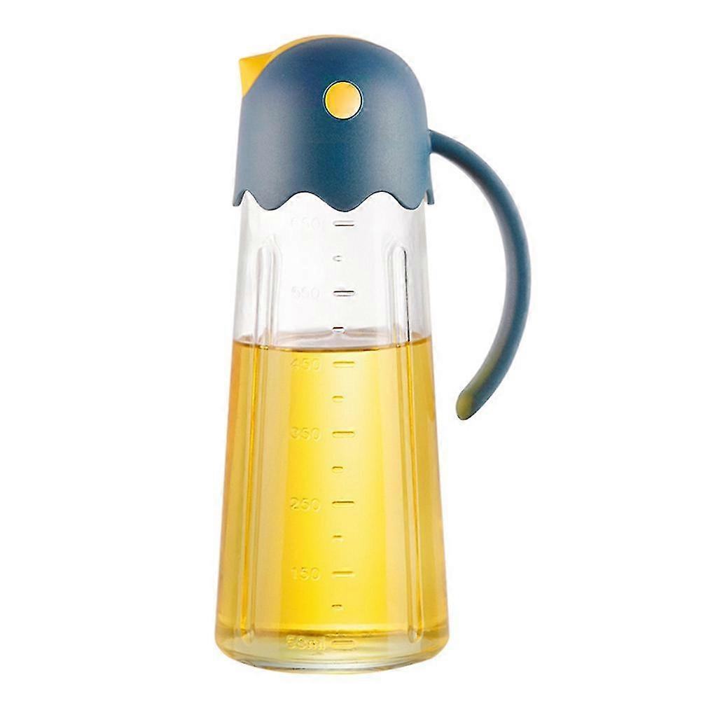 Automatic Opening Closing Oil Bottle Leakproof Condiment Container Glass Seasoning Kitchen Olive Oi