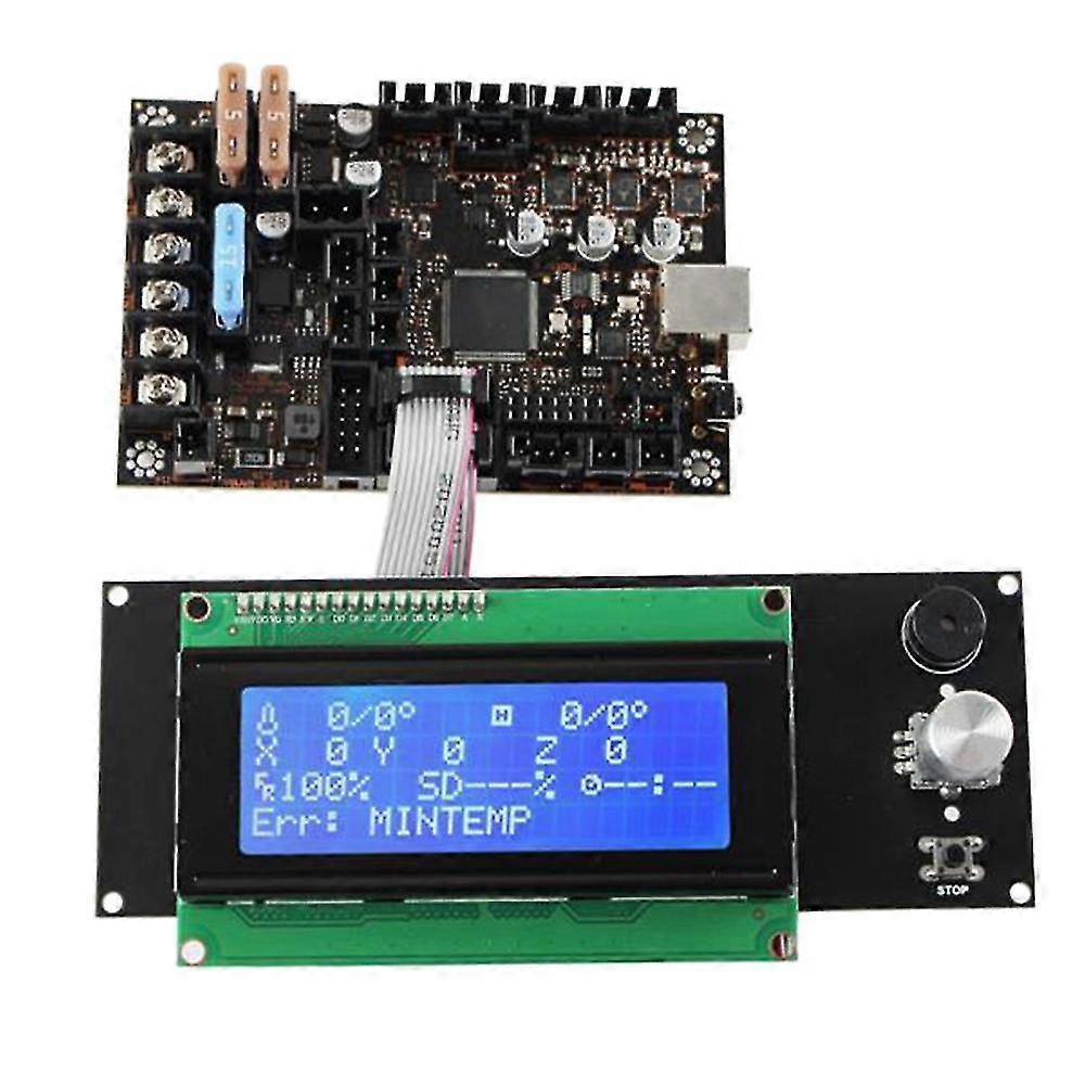 Reprap Prusa I3 Mk3 Einsy Rambo için 3d Yazıcı Anakart Kiti 1.1b Kurulu ile 2004lcd + Tmc2130 Spi