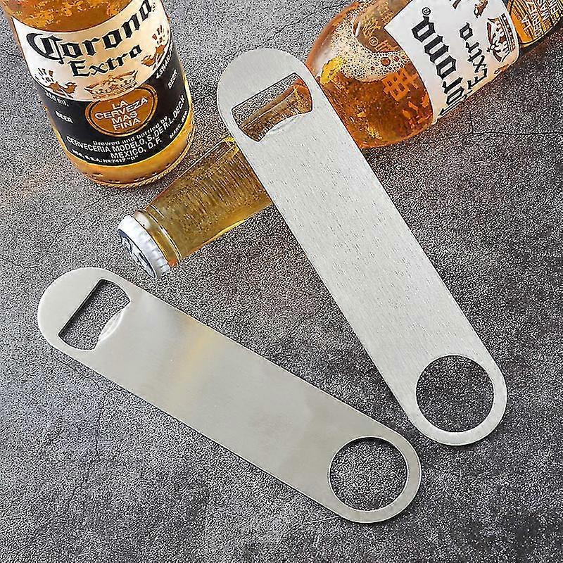 Heavy Duty Stainless Steel Flat Bottle Opener