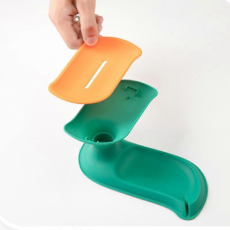 1pc Nordic Double  layer Soap Dish Holder