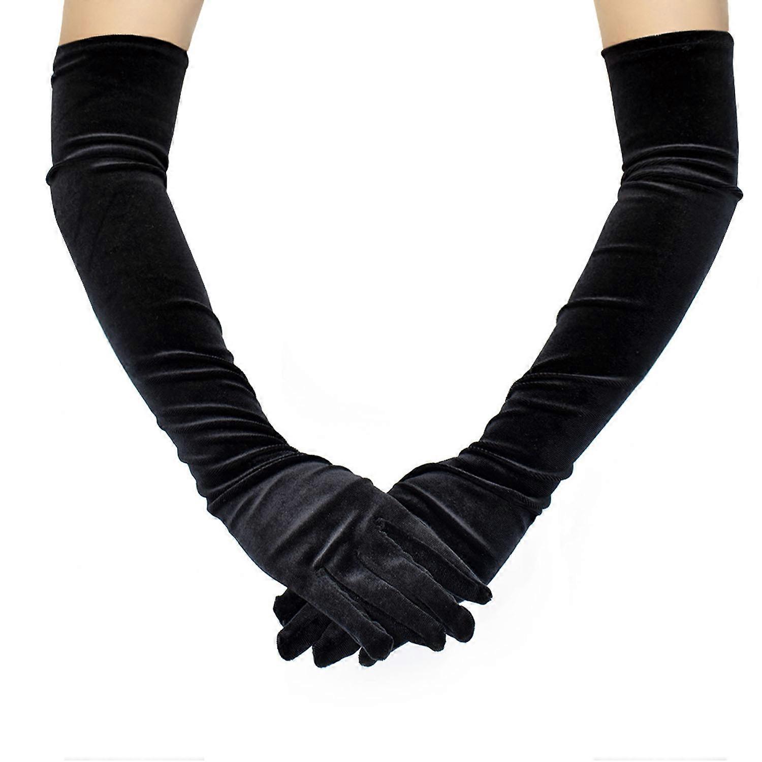 satin gloves, evening gloves, long gloves