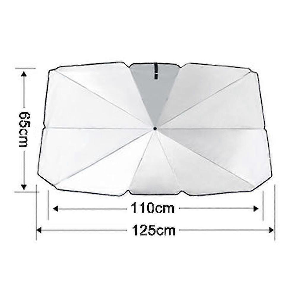 Sun Shade Car Front Window Foldable Sun Visor, Uv Protection