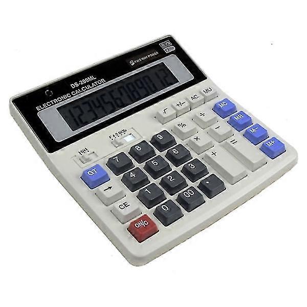 Ds-200ml Classic Calculator Calculator - Large Buttons White