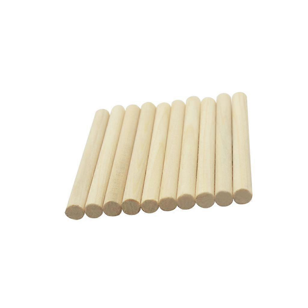 Pack of 10 Pieces Solid Wood Violin Soundpost Column 3/4 4/4 Violin Practice Parts Musical Instrument Parts