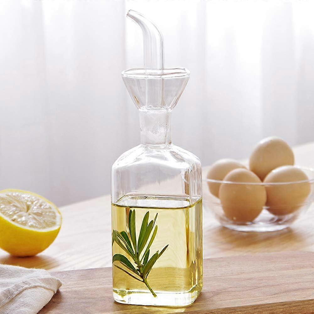 Distributeur D'huile D'olive En Verre Borosilicate 170 Ml - Burette Avec Graduations Pour Cuisine