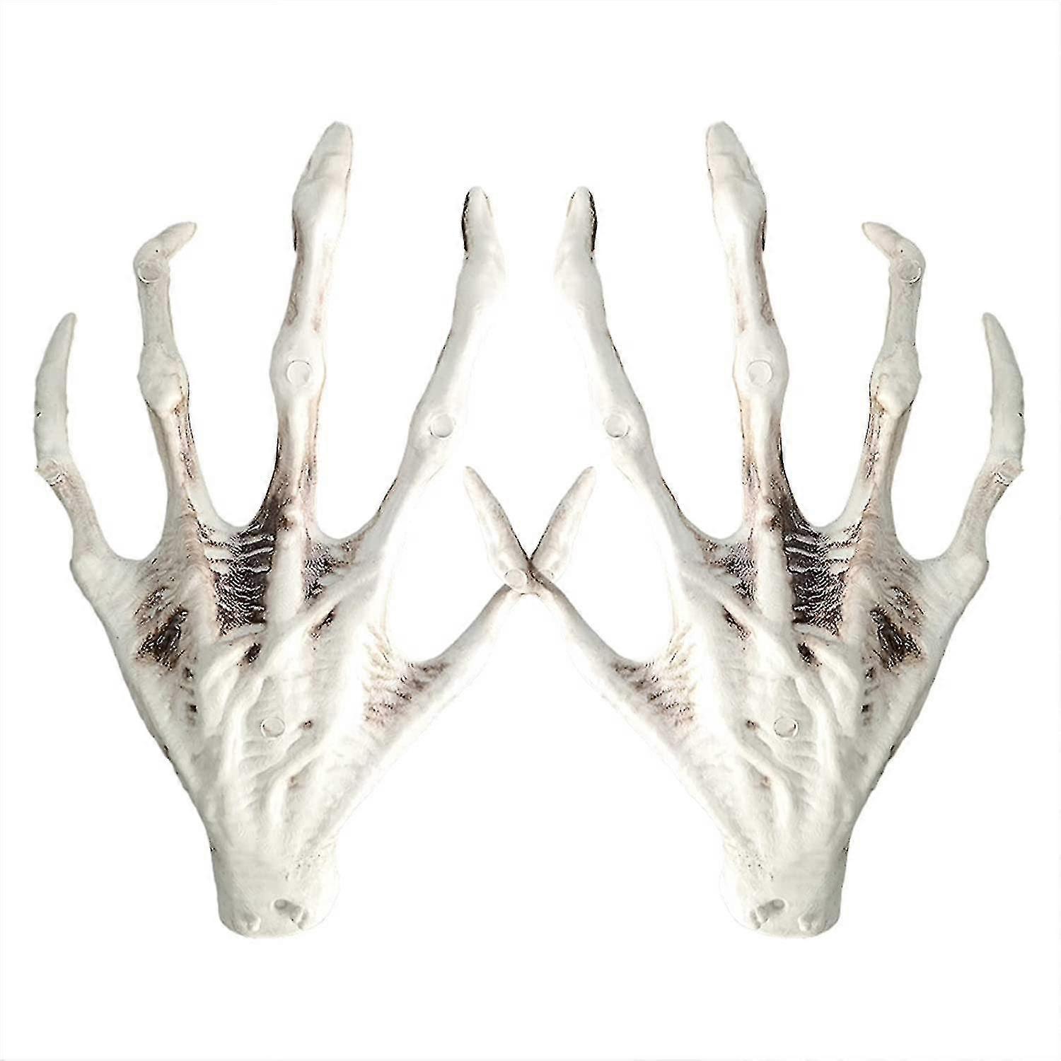 Halloween Decorations Christmas Tree Mini Decorations Halloween Plastic Skeleton Hands