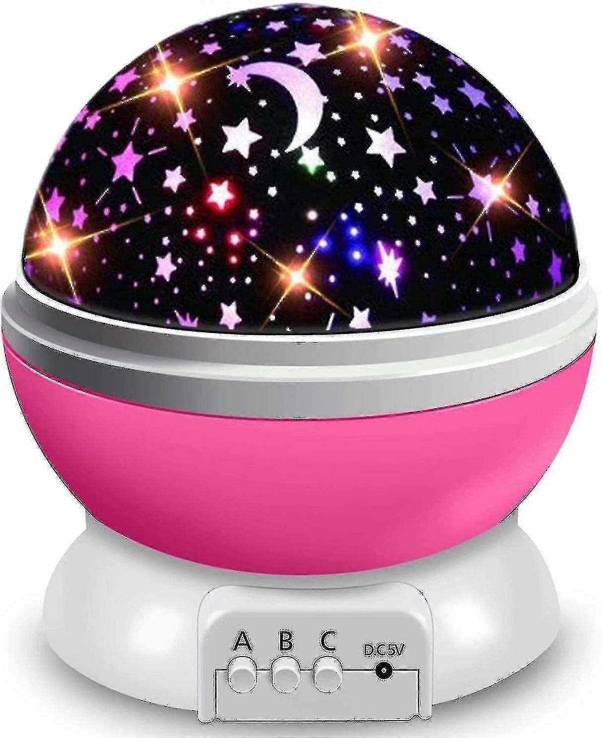 ضوء الليل للأطفال، إسقاط النجوم، 360 مصباح الإسقاط الدوار، ضوء السقف، بيبي ليد بيبي 8