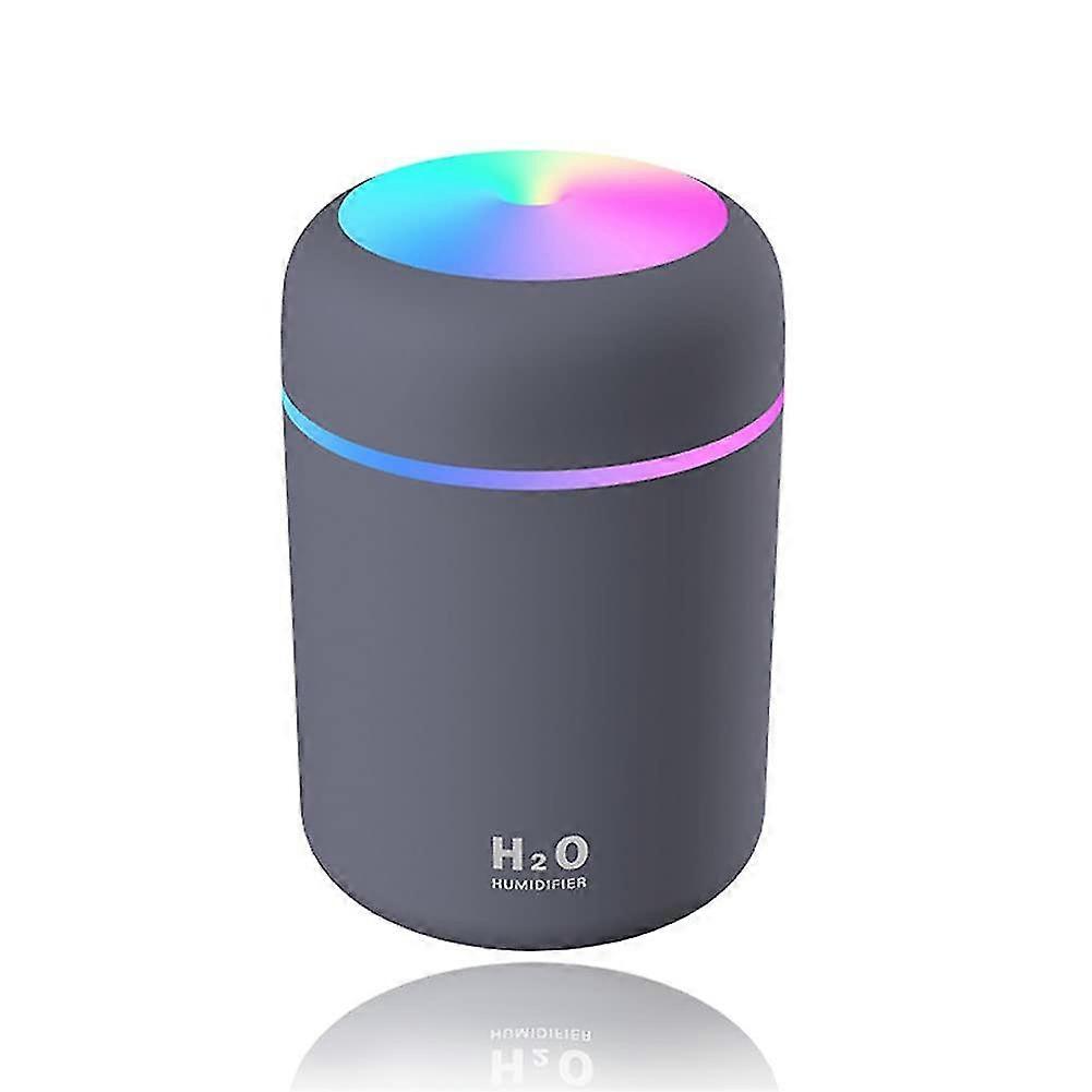 300ml Colorful Cool Mini Humidifier, Portable Air Humidifier Aroma Essential Oil