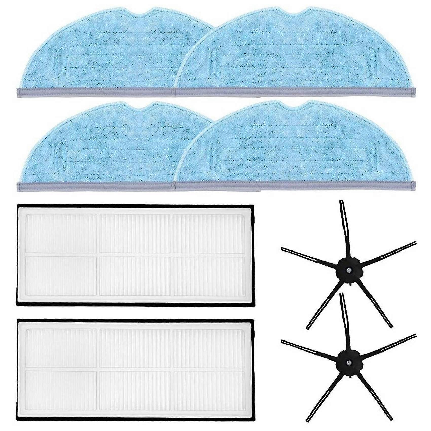For Roborock S7 T7 T7 Plus 8-pack With Filter & Side Brush & Wipe