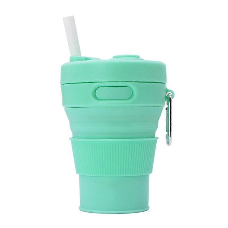 350ML Folding Portable Silicone Telescopic Drinking Coffee Cup Multi-function Silica Cup Travel