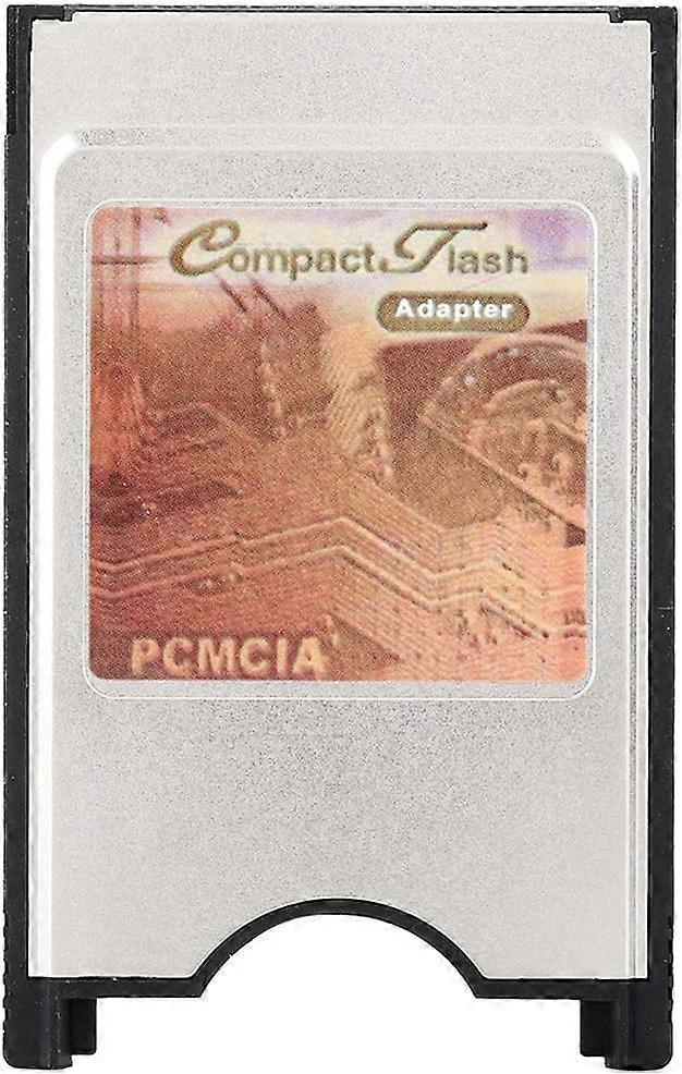 PCMCIA Hight Speed Memory Card Reader CompactFlash PC Card Reader Plug and Play Adapter Protective Durable Stainless Steel Housing for Laptop Notebook