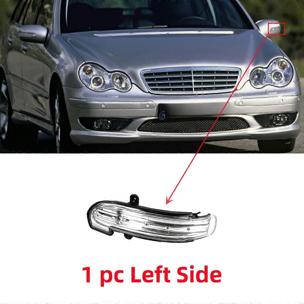 Mirror Turn Signal Lights Indicator With LED Bulbs A2038201521 A203820162 For Mercedes Benz W203 4 Door 2004 2005 2006 2007