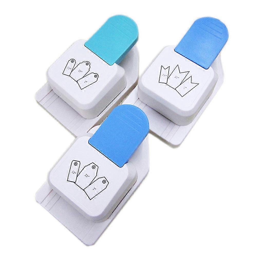 Round Tip Square Tip Tip Tag Punch 3 In 1 Bookmark Punch 1.5, 2 Or 2.5 Inch Gift Tag For Diy Bookm