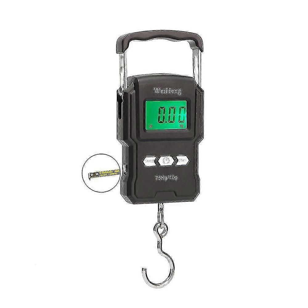 Electronic Backlight Scale Digital Fishing Hook Scale With Tape Measure