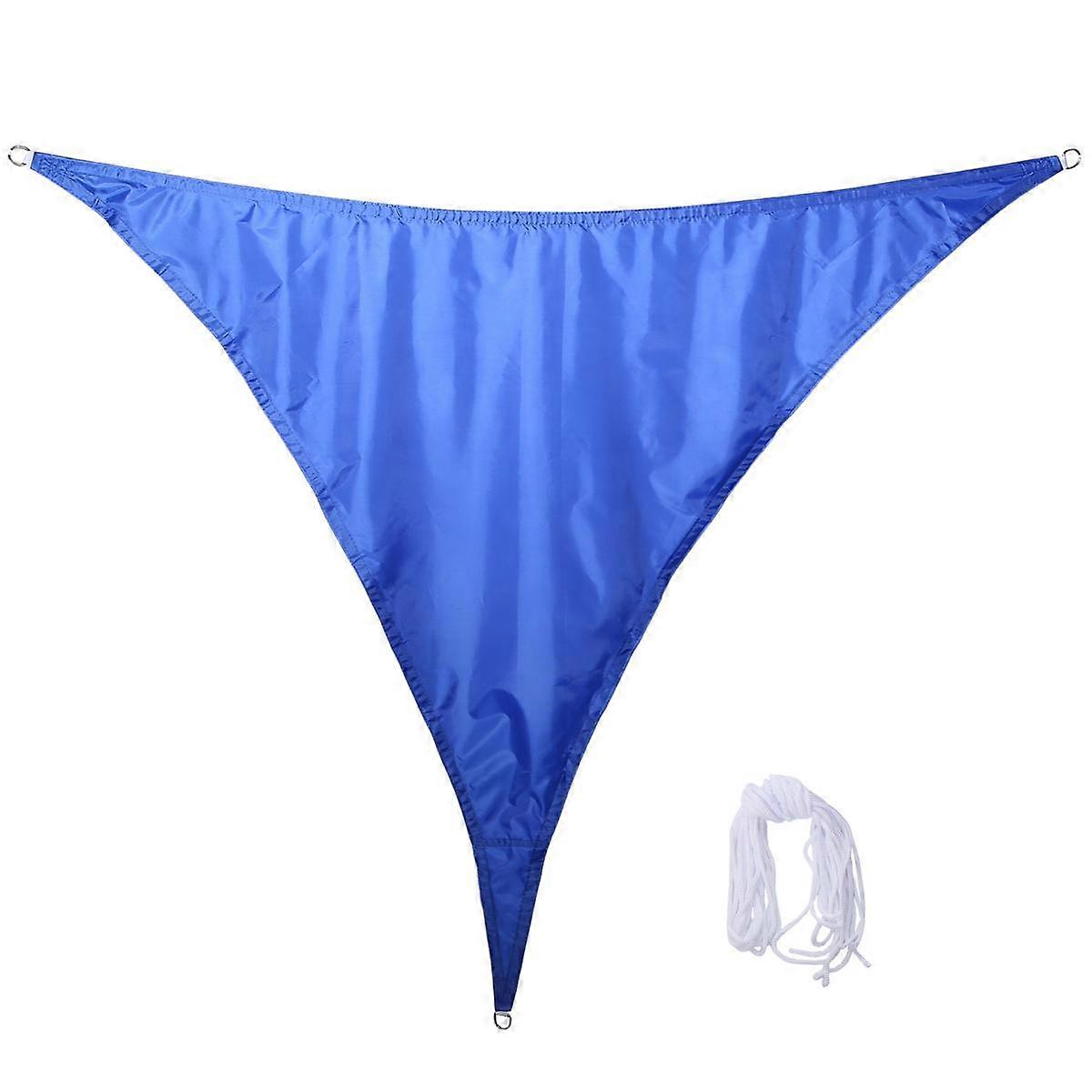 Waterproof Shade Sail for Courtyard Garden, Right Angle Triangle Awning, Anti-UV Swimming Pool Canopy,Dark Blue,A